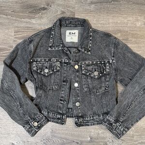 Rebecca Minkoff Charcoal Jean Jacket studded medium